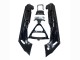1993-2007 Kawasaki ZZR400 Motorcycle Fairings - Glossy Black Gold Ninja