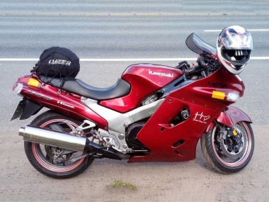 1993-2003 Kawasaki ZZR1100 Motorcycle Fairings - Red