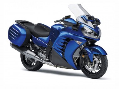 2007-2009 Kawasaki GTR1400/ZG1400 Motorcycle Fairings - Blue Black