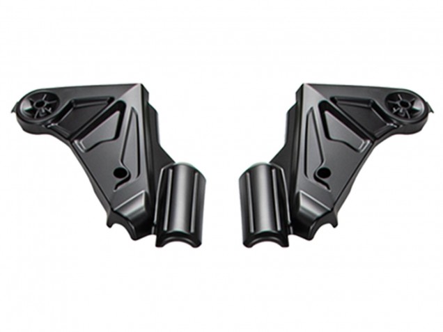 2022-2025 Kawasaki Versys 650 Motorcycle Fairings - Glossy Black White