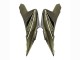 2022-2025 Kawasaki Versys 650 Motorcycle Fairings - Dark Green Black
