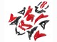 2022-2025 Kawasaki Versys 650 Motorcycle Fairings - Red Black