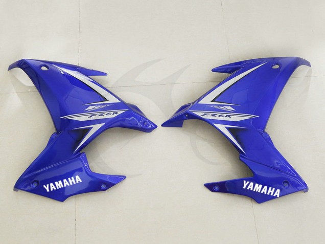 2009-2015 Yamaha FZ6R Motorcycle Fairing - Blue White