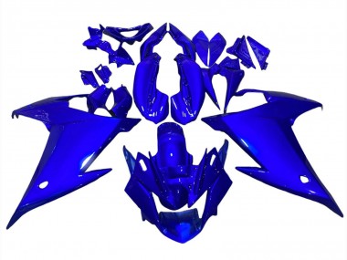 2009-2015 Yamaha FZ6R Motorcycle Fairings - Blue