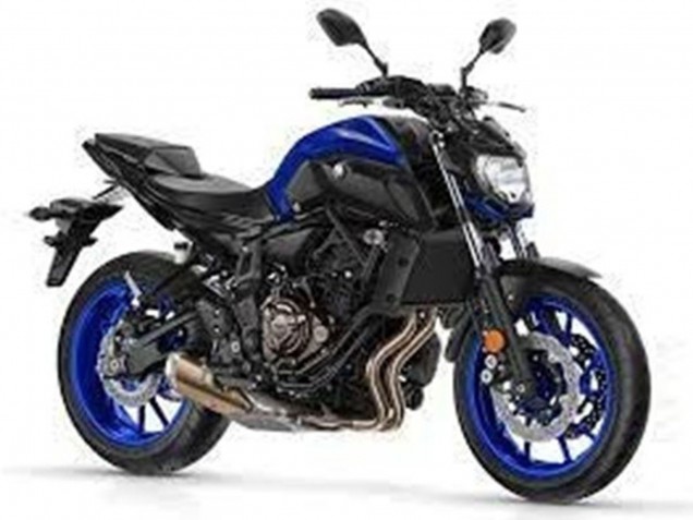 2012-2017 Yamaha MT07/FZ07 Motorcycle Fairings - Blue Black