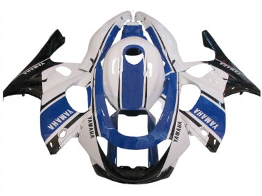 1996-2007 Yamaha YZF600R Thundercat Motorcycle Fairings - White Blue Black