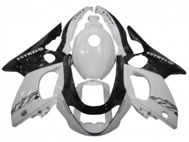 1996-2007 Yamaha YZF600R Thundercat Motorcycle Fairings - White Black
