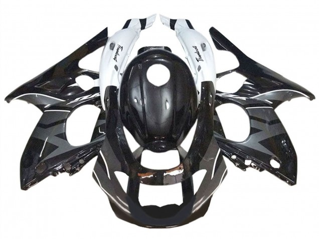 1996-2007 Yamaha YZF600R Thundercat Motorcycle Fairings - Glossy Black Grey White