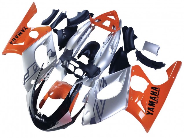 1996-2007 Yamaha YZF600R Thundercat Motorcycle Fairings - Orange Grey Glossy Black
