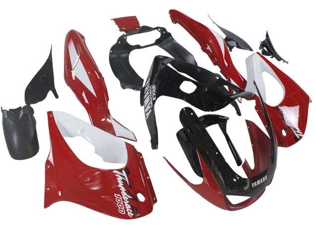 1997-2007 Yamaha YZF 1000R Thunderace Motorcycle Fairing Kits - Red Black White Thunderace
