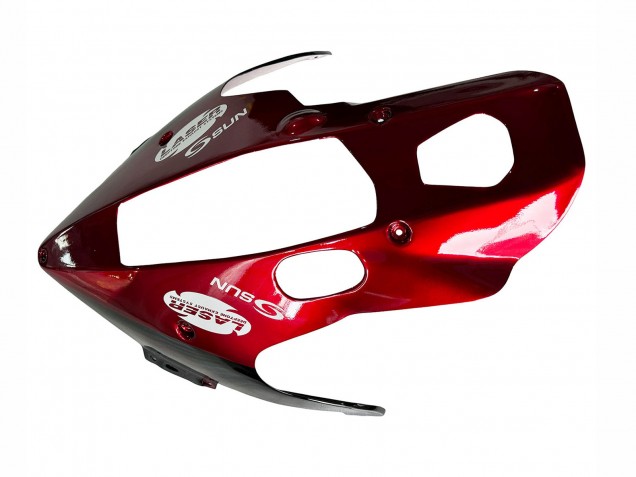 1997-2007 Yamaha YZF 1000R Thunderace Motorcycle Fairing Kits - Black with Red Flame