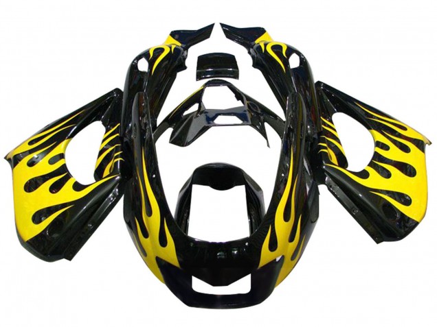 1997-2007 Yamaha YZF 1000R Thunderace Motorcycle Fairings - Black Yellow