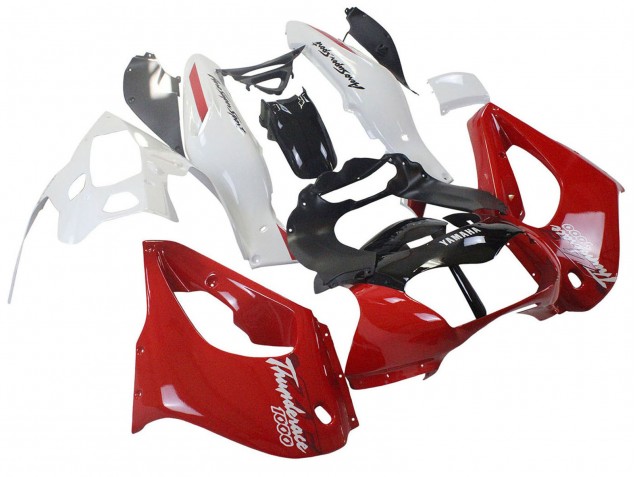 1997-2007 Yamaha YZF 1000R Thunderace Motorcycle Fairings - Red Black White Thunderace