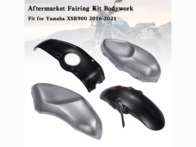 2016-2021 Yamaha XSR900 Motorcycle Fairings - Black Grey