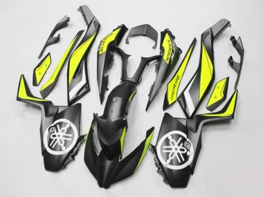2017-2021 Yamaha XMAX300 Motorcycle Fairings - Black Yellow White