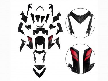 2015-2020 Suzuki GSX-S 1000 Motorcycle Fairings - Black with Red