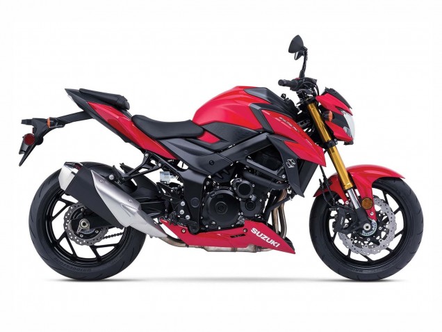 2017-2022 Suzuki GSX-S 750 Motorcycle Fairings - Red Black