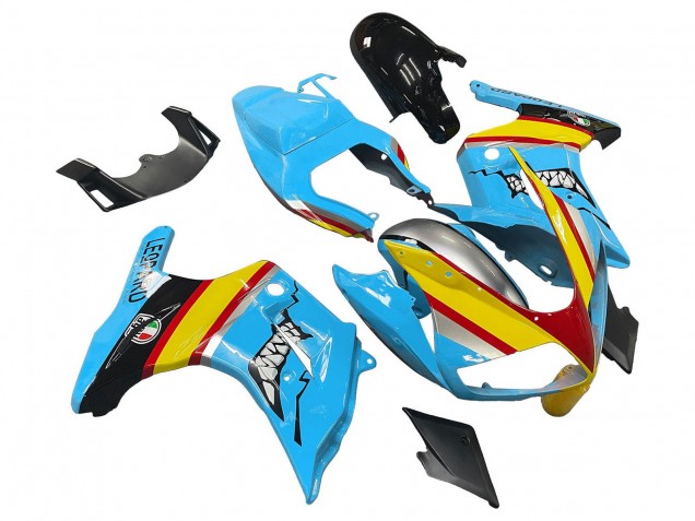 2003-2013 Suzuki SV650 Motorcycle Fairings - Blue Yellow Red Silver Shark