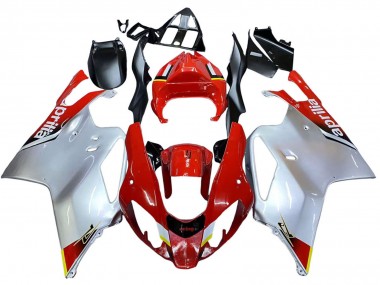 2003-2006 Aprilia RSV1000 Motorcycle Fairings - White Red Black