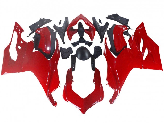 2020-2024 Ducati Panigale V2 Motorcycle Fairing - Red Matte Black
