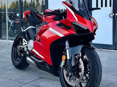 2020-2024 Ducati Panigale V2 Motorcycle Fairings - Red White