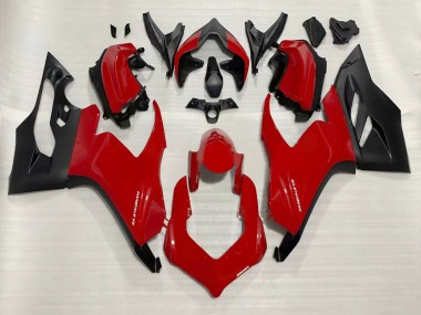 2020-2024 Ducati Panigale V2 Motorcycle Fairings - Red Matte Black