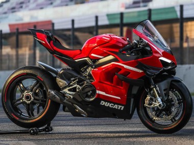 2020-2021 Ducati Panigale V4 V4S Motorcycle Fairings - Red White Black