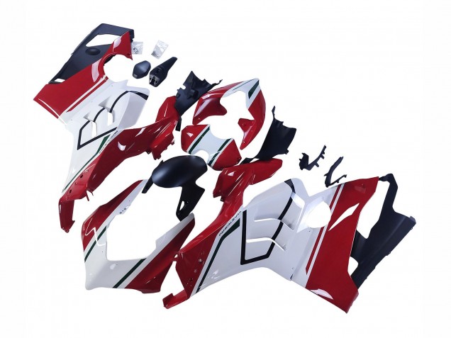 2020-2021 Ducati Panigale V4 V4S Motorcycle Fairings - White Red Green Matte Black