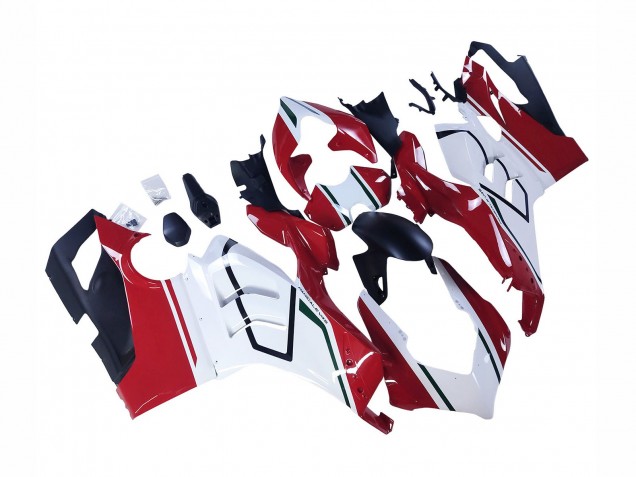 2020-2021 Ducati Panigale V4 V4S Motorcycle Fairings - White Red Green Matte Black