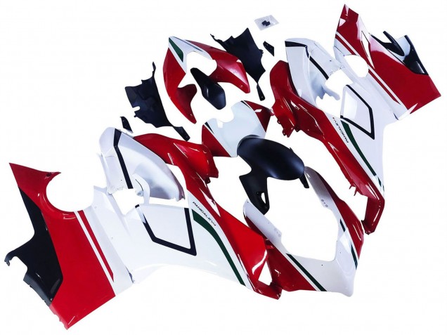 2018-2019 Ducati Panigale V4 V4S Motorcycle Fairings - White Red Green Glossy Black