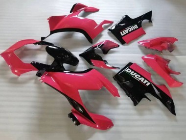 2020-2021 Ducati Panigale V4 V4S Motorcycle Fairing - Pink Glossy Black