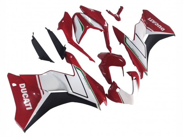 2017-2022 Ducati Supersport 939/939S Motorcycle Fairings - White Red Black Green