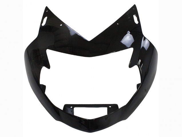 2005-2010 BMW K1200S Motorcycle Fairings - Glossy Black Matte Black Blue Lines