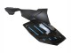 2005-2010 BMW K1200S Motorcycle Fairings - Glossy Black Matte Black Blue Lines
