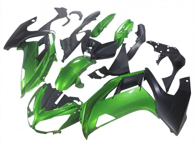 2005-2010 BMW K1200S Motorcycle Fairings - Green Matte Black