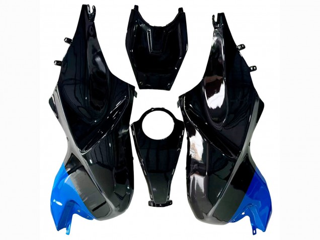 2005-2010 BMW K1200S Bike Fairings - Silver Blue Black