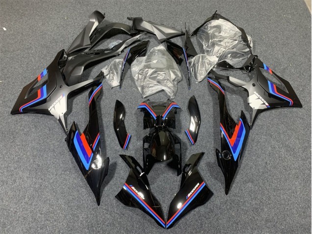 2019-2022 BMW S1000RR Motorcycle Fairing - Black Blue Red