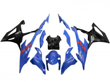 2019-2022 BMW S1000RR Motorcycle Fairing - Blue Black