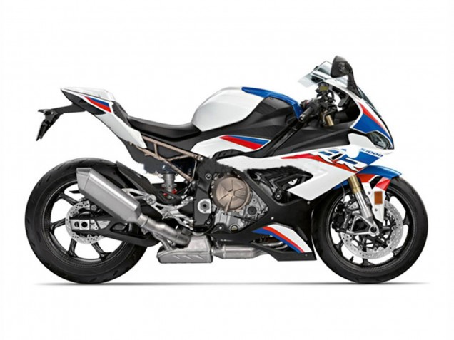 2019-2022 BMW S1000RR Motorcycle Fairings - Blue White Red
