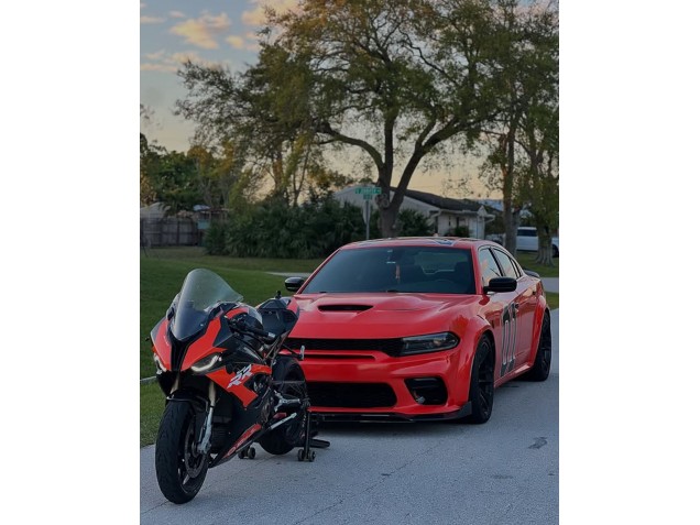 2019-2022 BMW S1000RR Motorcycle Fairings - Red Black