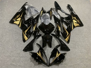 2017-2018 BMW S1000RR Motorcycle Fairings - Gold Glossy Black