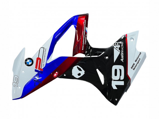 2017-2018 BMW S1000RR Motorcycle Fairings - White Red Blue Black