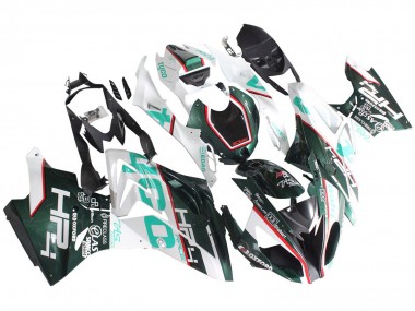 2017-2018 BMW S1000RR Motorcycle Fairings - White Green