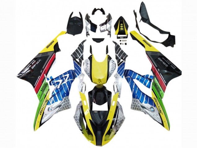 2017-2018 BMW S1000RR Motorcycle Fairings - Yellow Blue Red Green Black VR