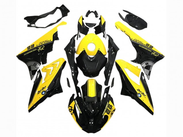 2017-2018 BMW S1000RR Motorcycle Fairings - Yellow Black