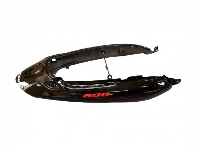 2004-2006 Suzuki GSX600F/GSX750F Motorcycle Fairings - Glossy Black Red Flame
