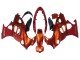 2004-2006 Suzuki GSX600F/GSX750F Motorcycle Fairings - Burnt Orange White Logo