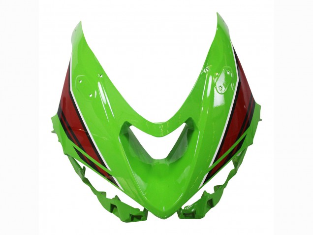2023-2025 Kawasaki ZX6R Motorcycle Fairings - Green Black
