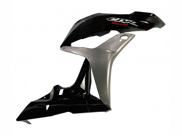 2007-2008 Honda CBR600RR Motorcycle Fairing Kits - Silver Glossy Black