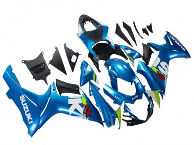 2011-2024 Suzuki GSXR 600 / GSXR 750 Motorcycle Fairings - Light Blue Green White Red